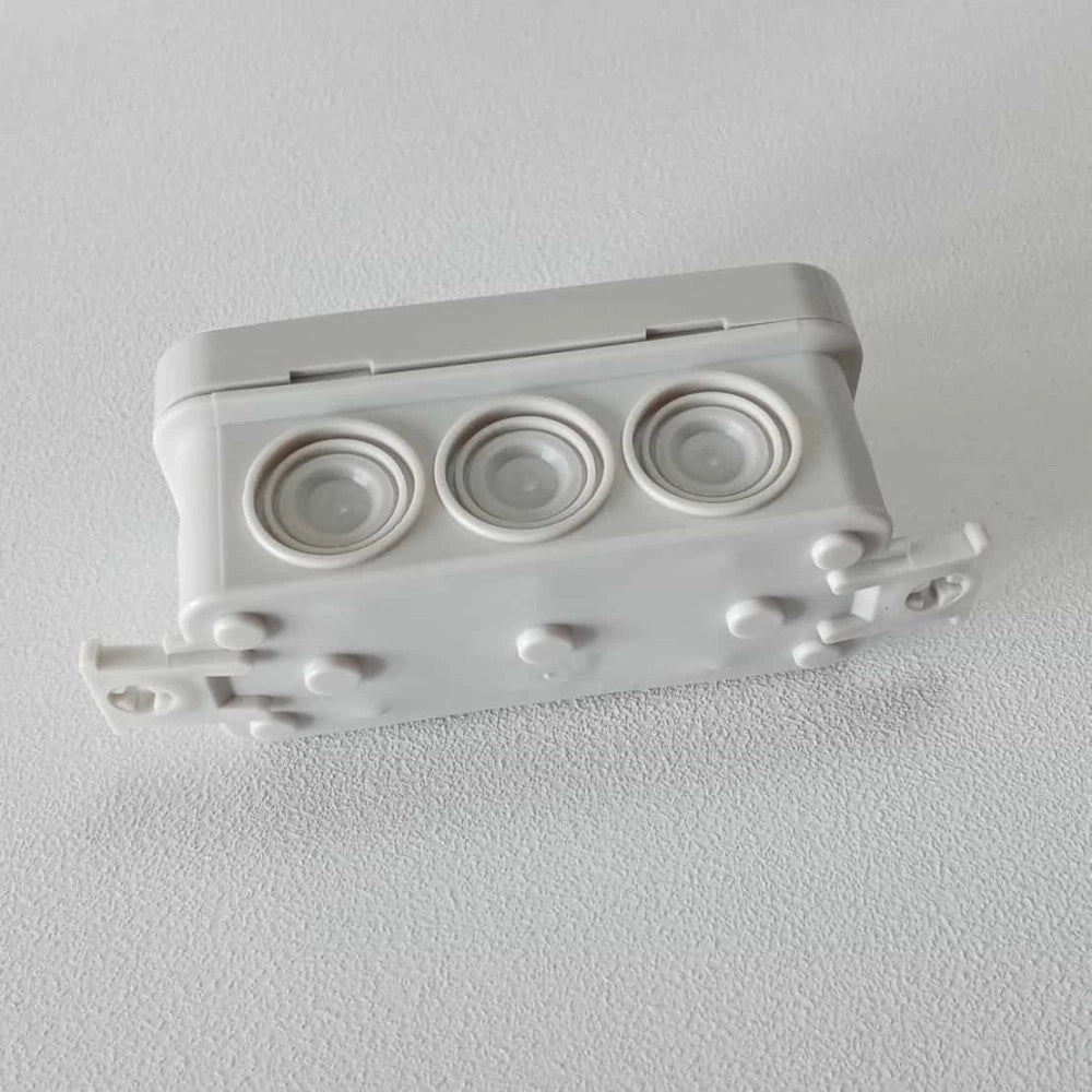 Cassetta derivazione l 90 x h 43 x p 39mm ip55 preforata minibox rettangolare