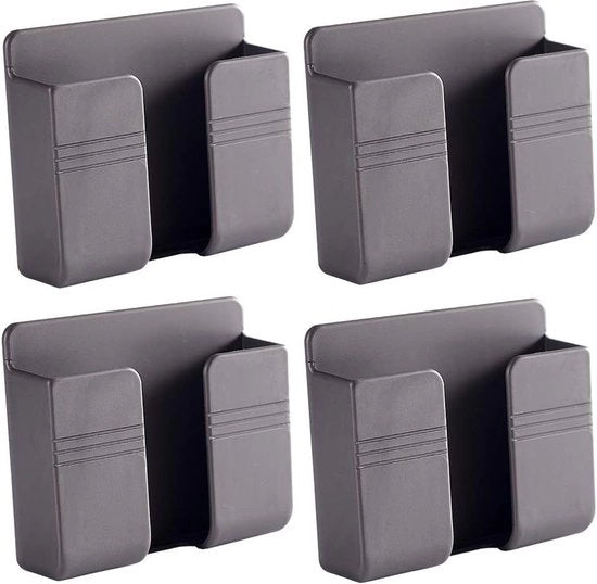 Sostegno per telefono cellulare portatile - supporto adesivo 3m - grigio - 4 pezzi