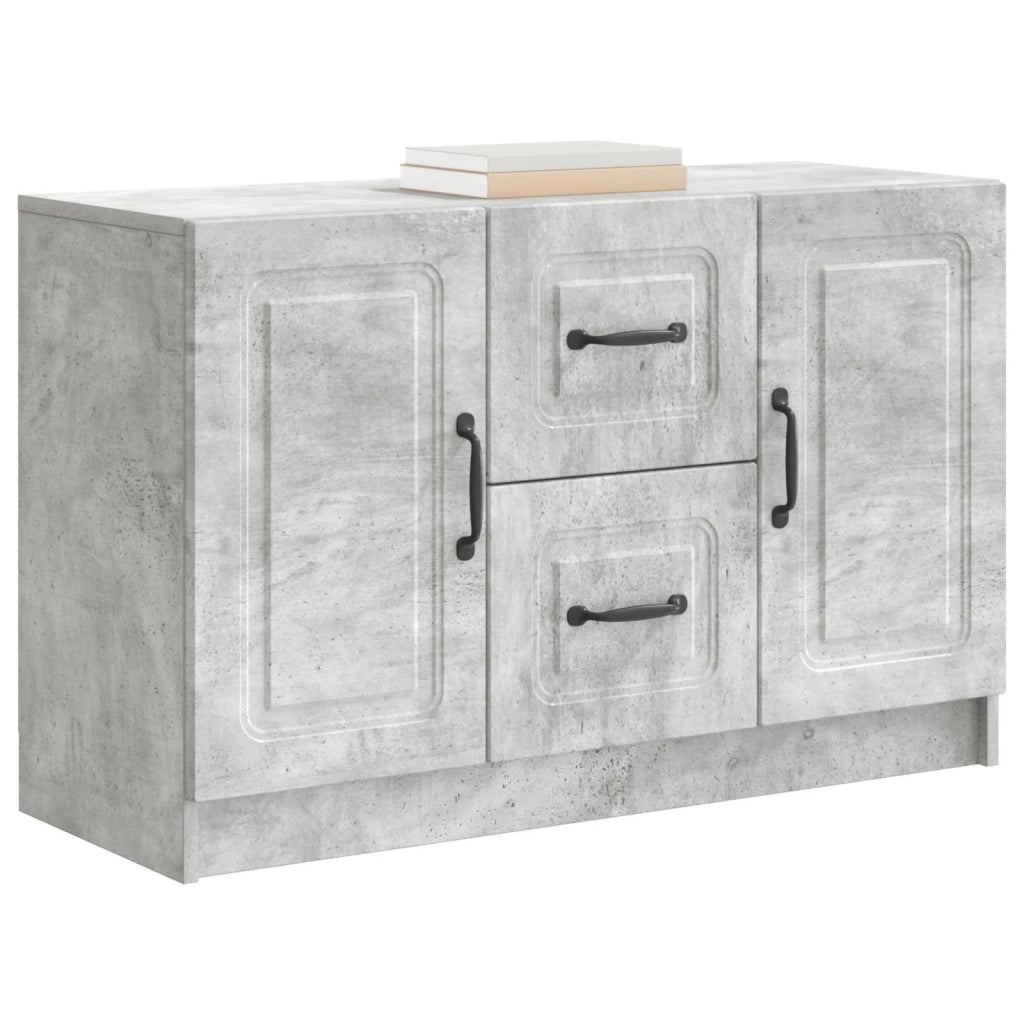 Credenza Grigio Cemento 89 x 34,5 x 57 cm Legno ingegnerizzato