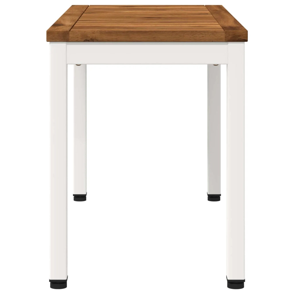 Panchina da giardino 80,5 x 35 x 45 cm Legno di Acacia Massello 901293