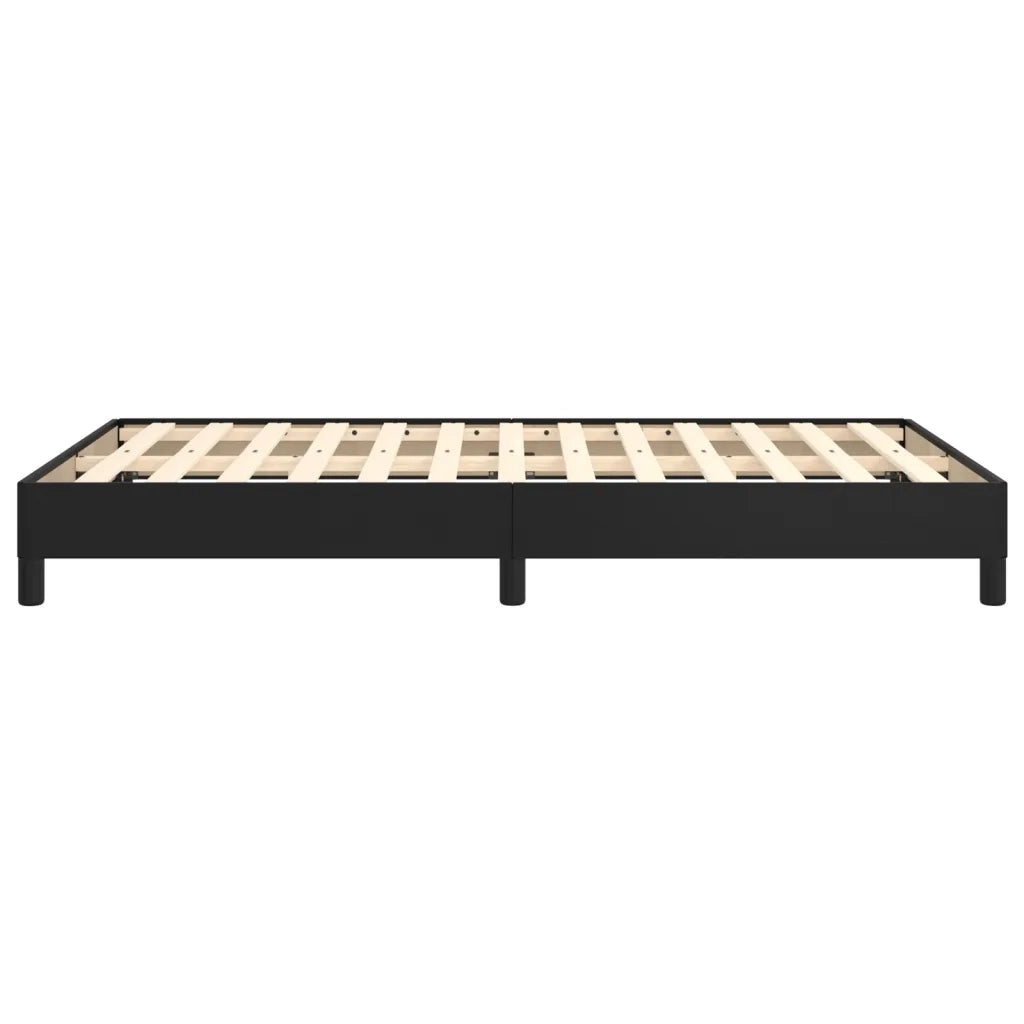Giroletto senza Materasso-Struttura Letto Nero 120x190 cm Similpelle 563567