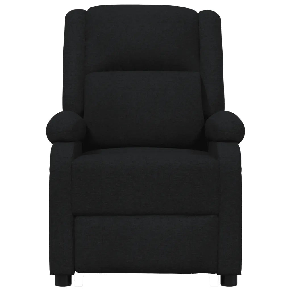 Poltrona Elettrica Massaggiante Reclinabile Nera in Tessuto cod mxl 48055