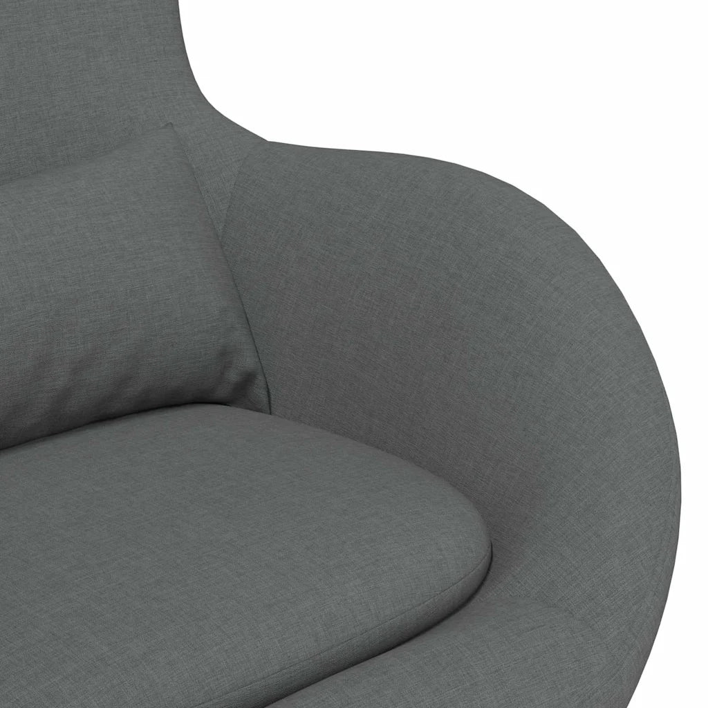 Divano Sedia-Poltrona uovo Grigio scuro 63 x 73 x 90 cm Tessuto 154773