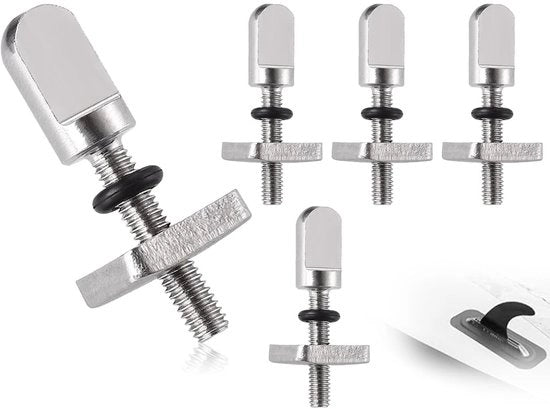 Kit universale per SUP con viti a 35 mm - rottura di corrosione - 4 pezzi - design di anello in silicone