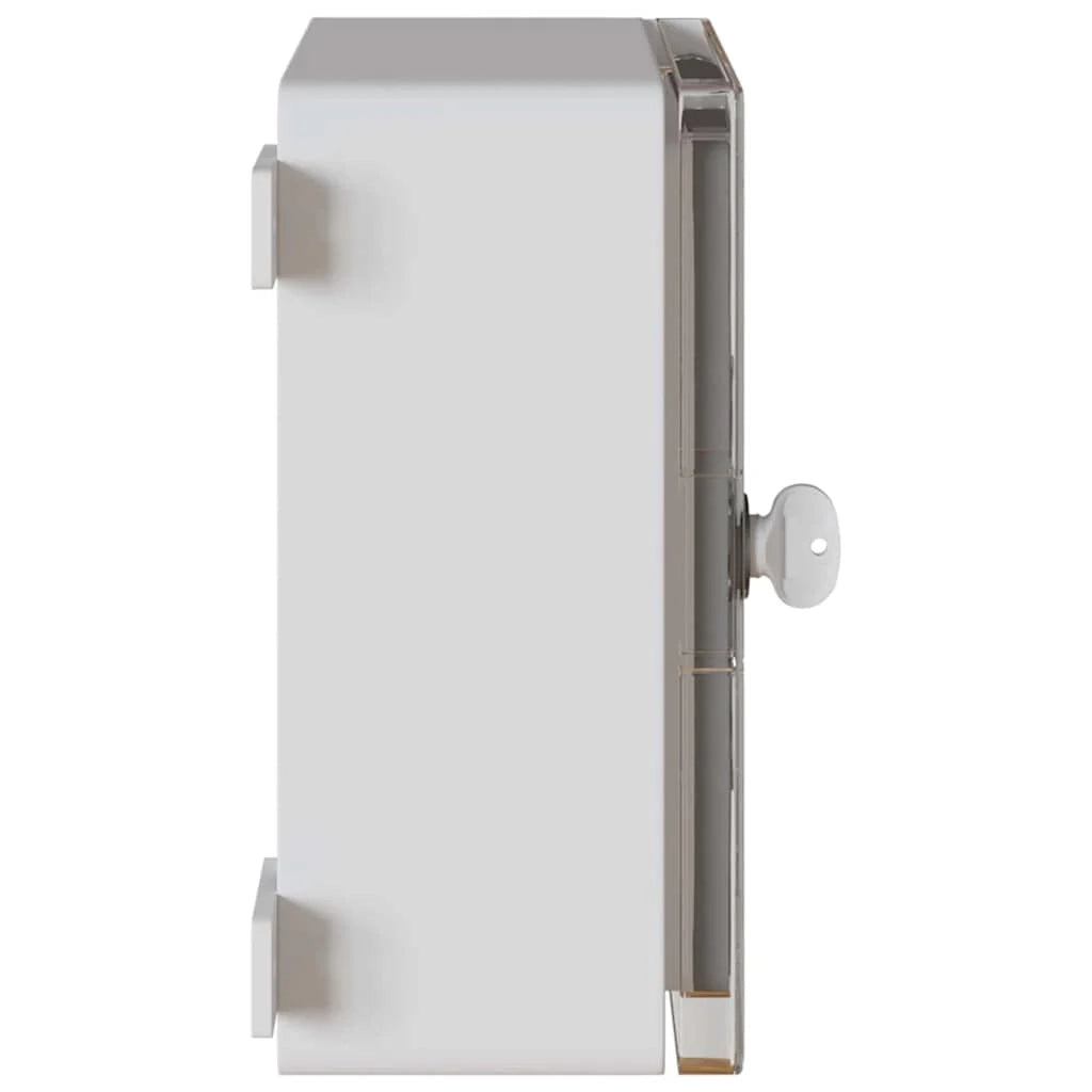 Armadio di controllo moderno 47 x 20 x 60 cm per uso interno ed esterno plastica grigia 02_0058207