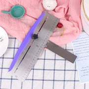 Decorazione della torta Perfetta - Gladdrappo per torta con funzione di appiattimento per decorazioni perfette, Smoother e scraper per torta in acciaio inossidabile con funzione di appiattimento dell'orlo di glassa