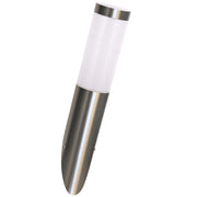 Applique esterna inclinata argento satinato E27 Livia Polux
