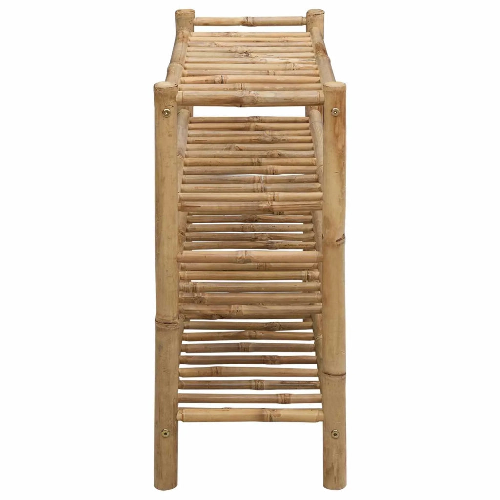Scarpiera con lo scaffale Naturale 68 x 28 x 63 cm Bambù 42028236