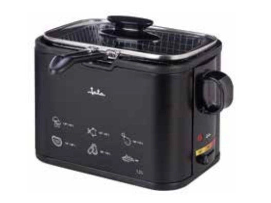 Jata stainless steel deep fryer 1.3l 1000w black fr5600 - 8421078035787