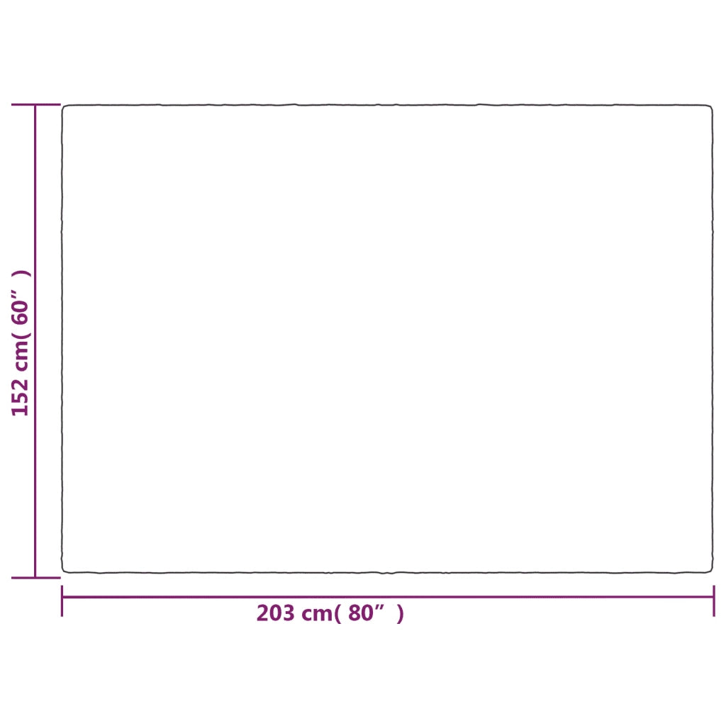 Coperta Ponderata con Copertura Grigia 152x203 cm 7 kg Tessuto 3154891