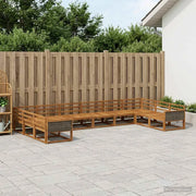 Set di divani da esterno 10 pcs Naturale 3382917