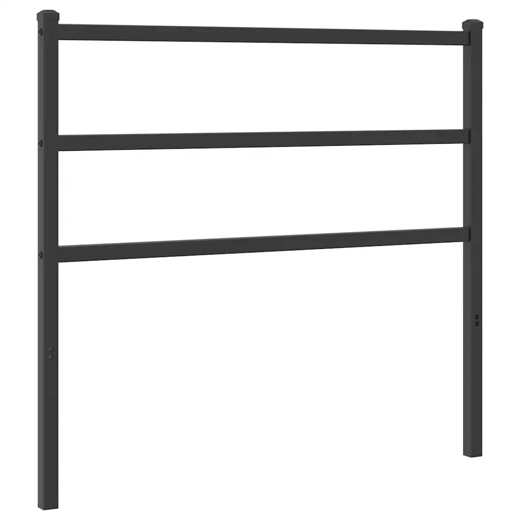 Testiera | Testata di Ricambio in Metallo Nero 107 cm
