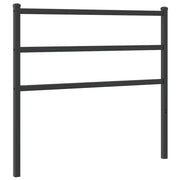 Testiera | Testata di Ricambio in Metallo Nero 107 cm