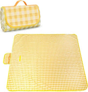 Tenda da picnic, impermeabile, 200 x 150 cm, con sacco a pelo impermeabile portatile, adatto per 4-6 persone, isolamento del pavimento, adatto per spiaggia, prato, campeggio, escursione