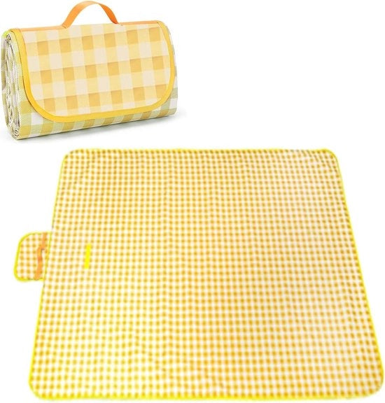Tenda da picnic, impermeabile, 200 x 150 cm, con sacco a pelo impermeabile portatile, adatto per 4-6 persone, isolamento del pavimento, adatto per spiaggia, prato, campeggio, escursione