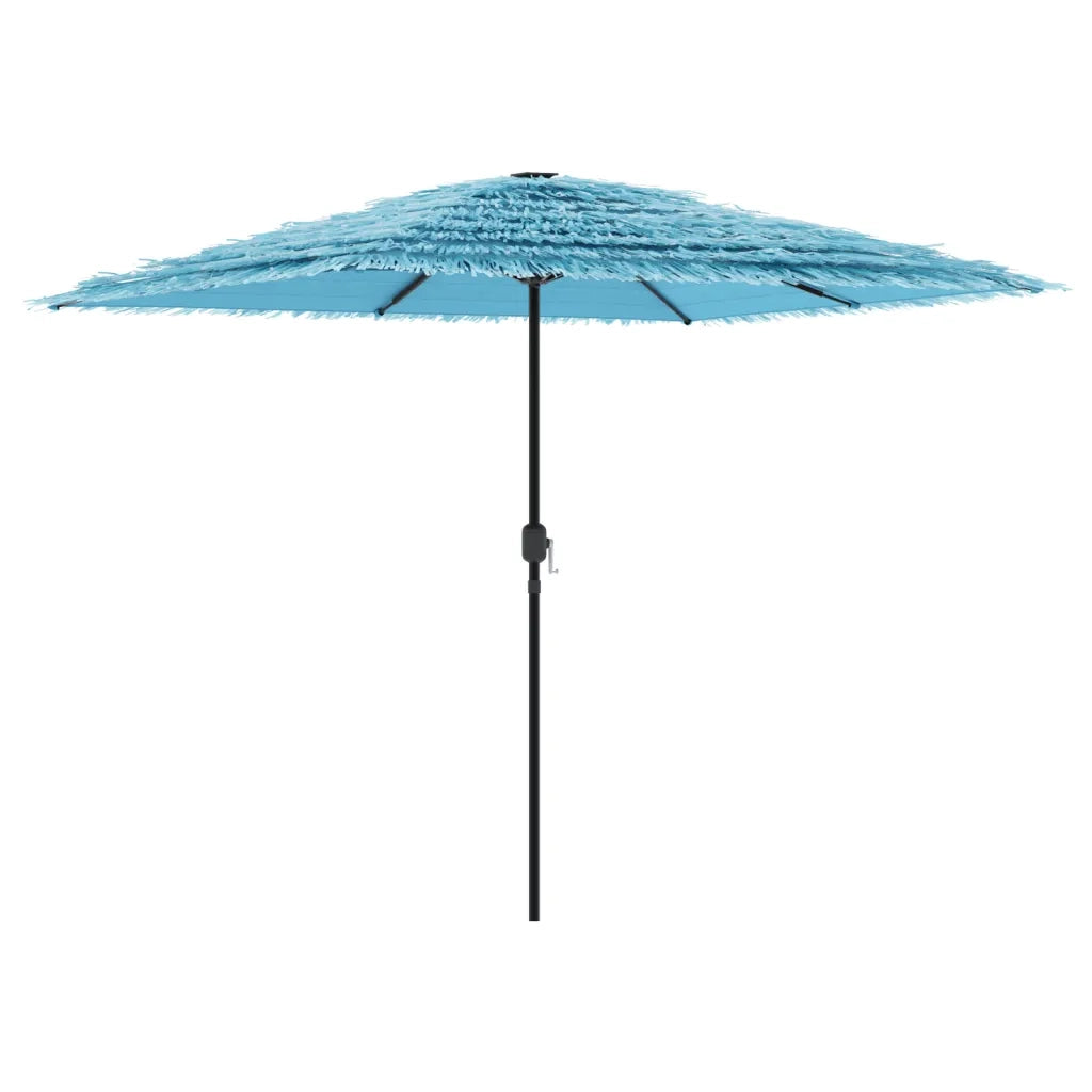 vidaXL Ombrellone Giardino con Palo in Acciaio Blu 248x248x248 cm