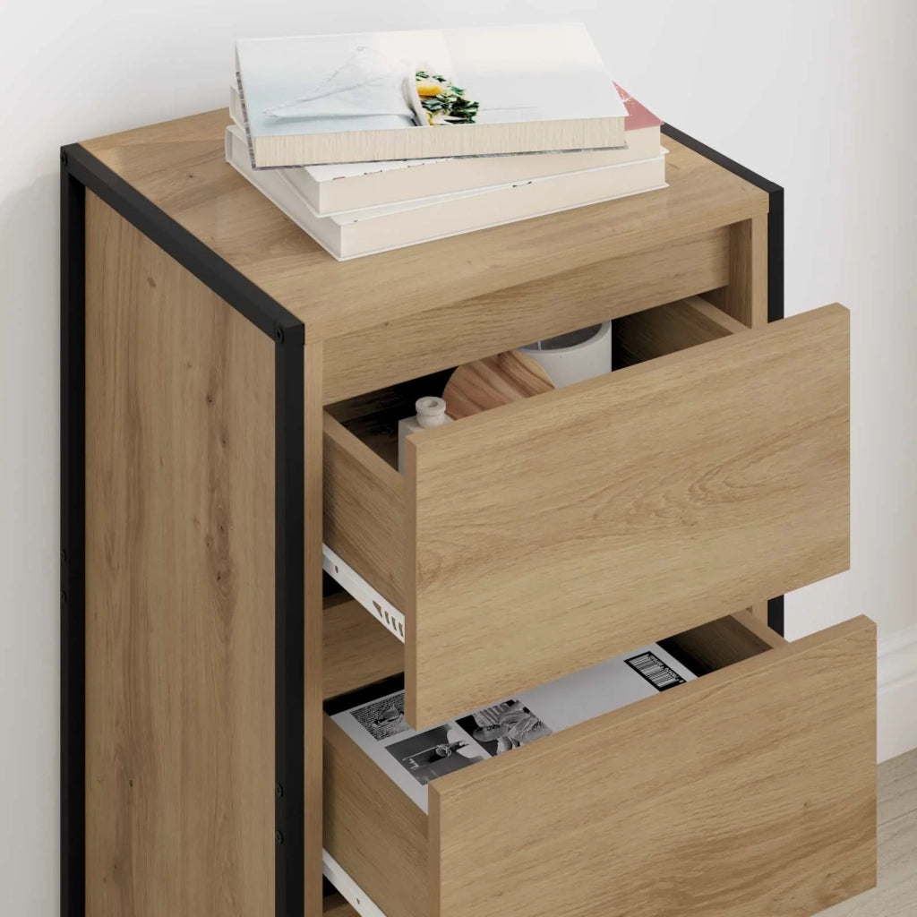 Credenza | Madia | Buffet da pranzo | Armadio da pranzo Rovere Artigianale 42 x 36 x 75.5 cm Legno multistrato