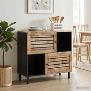 Armadi di Stoccaggio con porta Marrone 80 x 33,5 x 75 cm 4018871