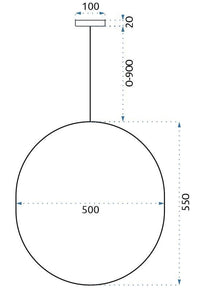 Lampada APP967-1CP Black