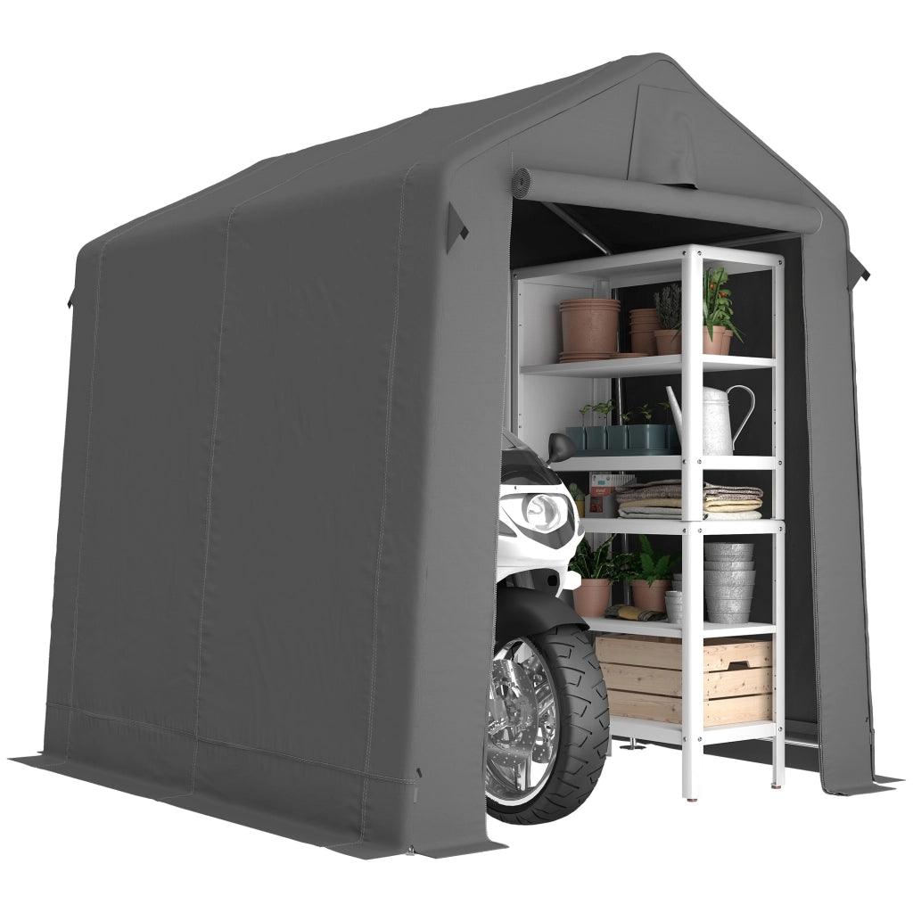 Tenda da giardino ¨C zephmum ¨C 230x190x190 cm grigio scuro