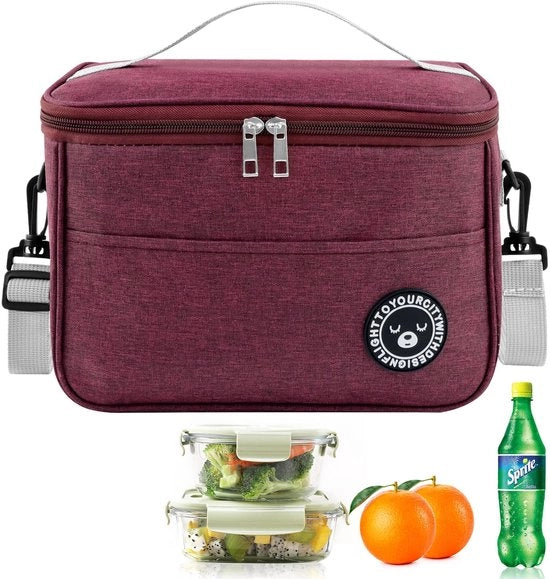 Borsa Insolata 6,4L, Piccola Borsa Insolata, Borsa di Picnic Insolata, Borsa Insolata con Cinturino Regolabile, Borsa Insolata Portatile per Lavoro, Studente, Ufficio, Picnic