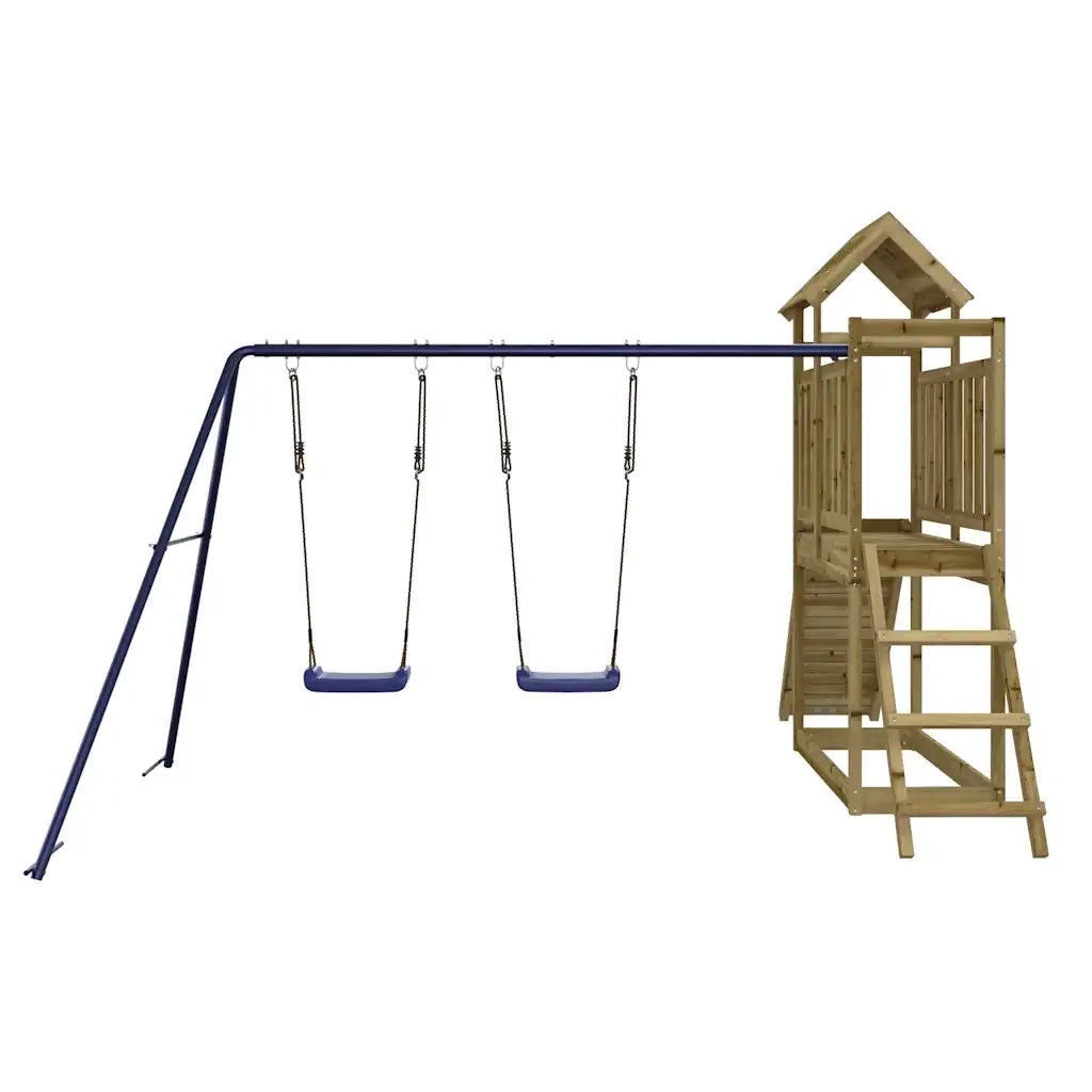 Set da Gioco da Esterno in Legno di Pino Impregnato CFW8621385