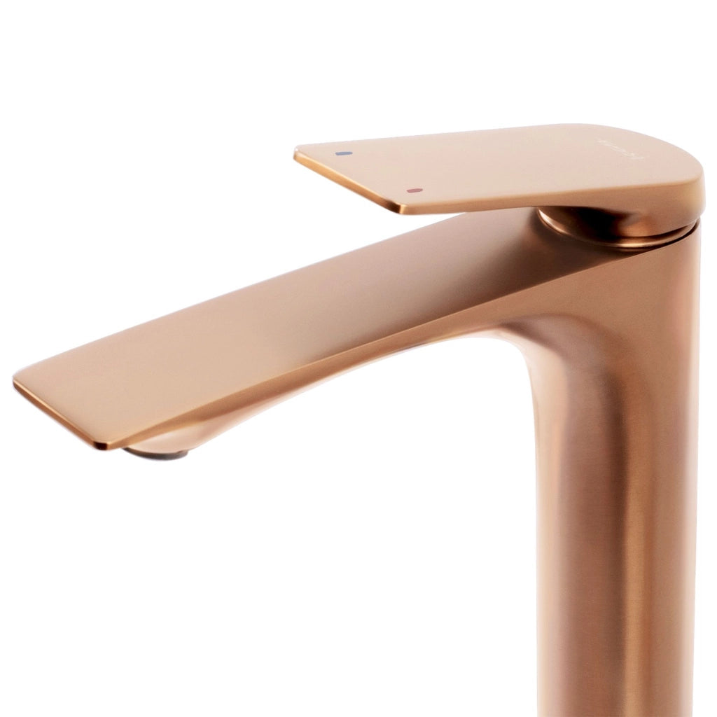 Rubinetto Da Bagno Rea Avalon Copper Brush High