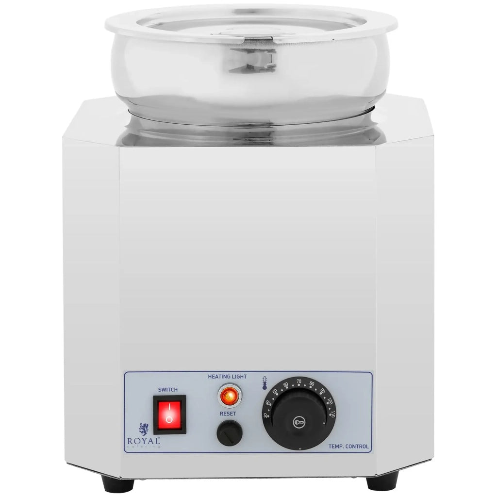 Distributore di zuppa professionale da 7 litri 500 watt finitura lucida acciaio inox argento 14_0008845
