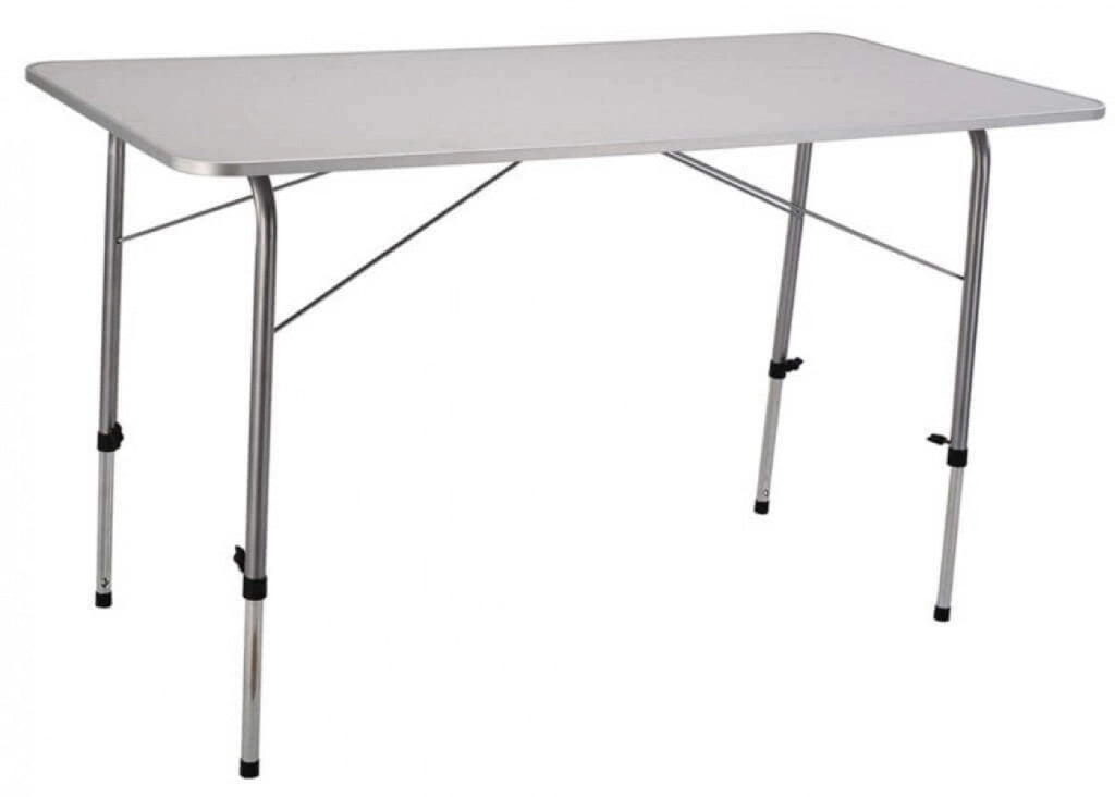 Tavolino Professional 120x60x50/69 h cm in Acciaio Bianco