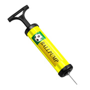 Pompa portatile manuale da 19 cm con tubo e ago Giallo Avizar