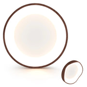 Plafoniera LED 41,5 x 41,5 x 10 cm a risparmio energetico ambiente moderno acrilico marrone 20_0020012