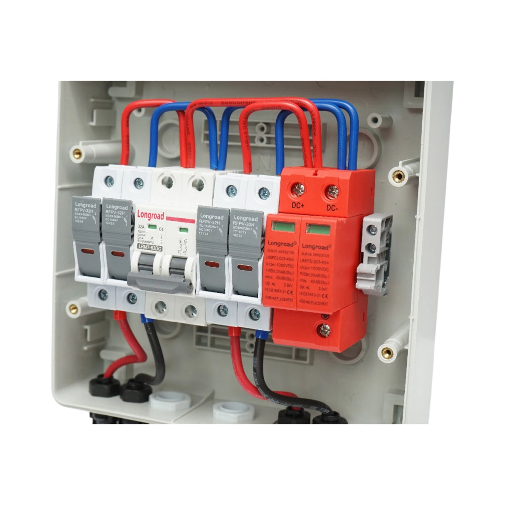 Pannello fusibile CC da 6 KW dotato di sistema ON/OFF GRID a 2 stringhe Breckner Germany