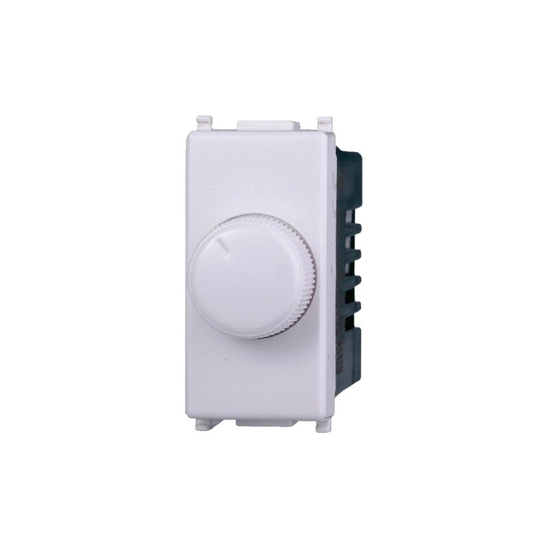 ETTROIT Regolatore Dimmer A Manopola 220V 100-1000W Colore BIANCO Compatibile Con Vimar Plana