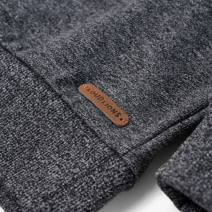 Felpa per Bambini Blu Marino Mélange 128 13342