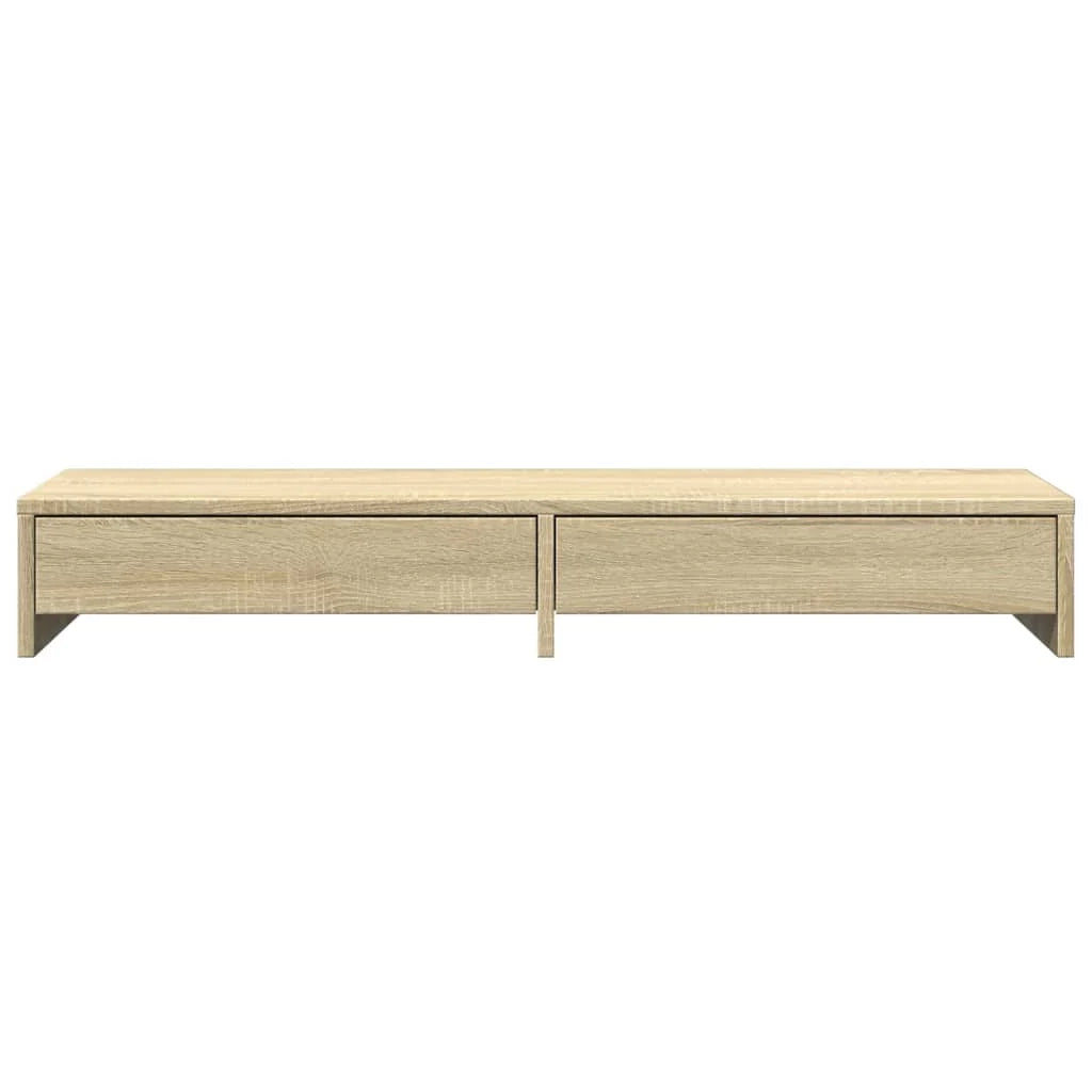 Supporto per monitor scrivania con cassetti legno ingegnerizzato Sonoma marrone 02_0044944