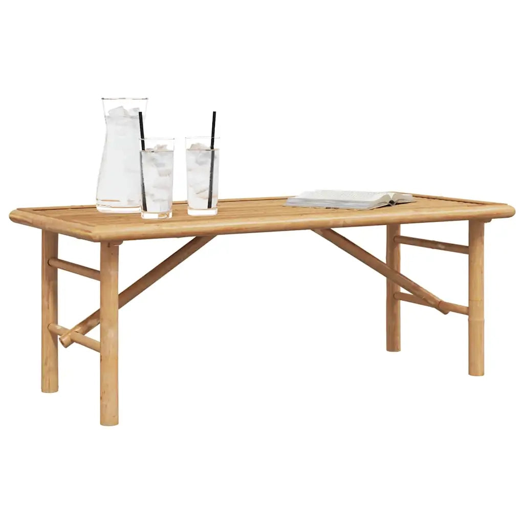Tavolino da salotto Marrone 110 x 50 x 43 cm Bambù 4106594