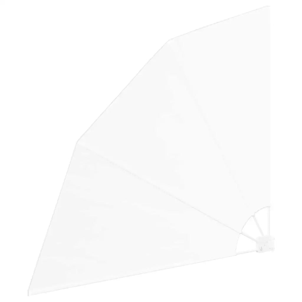 Schermo di Privacy per Balcone Bianco 160 x 160 cm Poliestere 42000921