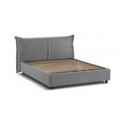 Letto Matrimoniale Alabaster, Letto Matrimoniale Sfoderabile Made in Italy, Grigio