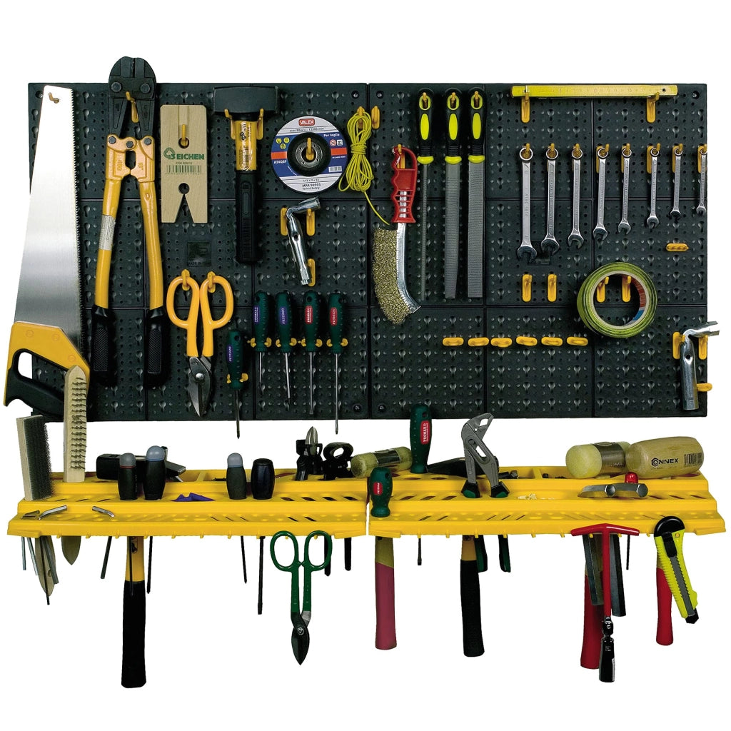 Set Pannelli Portautensili Artplast 2 Pannelli 50 Ganci 50 x 50 cm