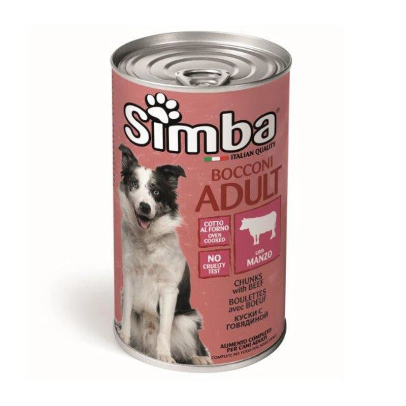 CIBO CANE MONGE SIMBA 1230 G BOCCONC VITELLO- 1,0 pz
