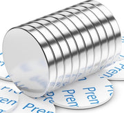 10 pezzi 15 mm x 2 mm neodimio extra forte, forte per lavagne magnetiche, magnetico con adesivo a doppia faccia, magnetico per attrezzi, tavole in legno, vetro, pareti, plastica.