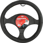 Coprivolante auto in pelle antiscivolo diametro da 37 a 39 cm