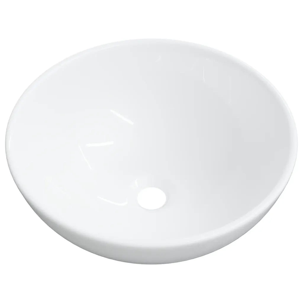 Lavandino Bianco 28x28x10 cm Ceramica 242569