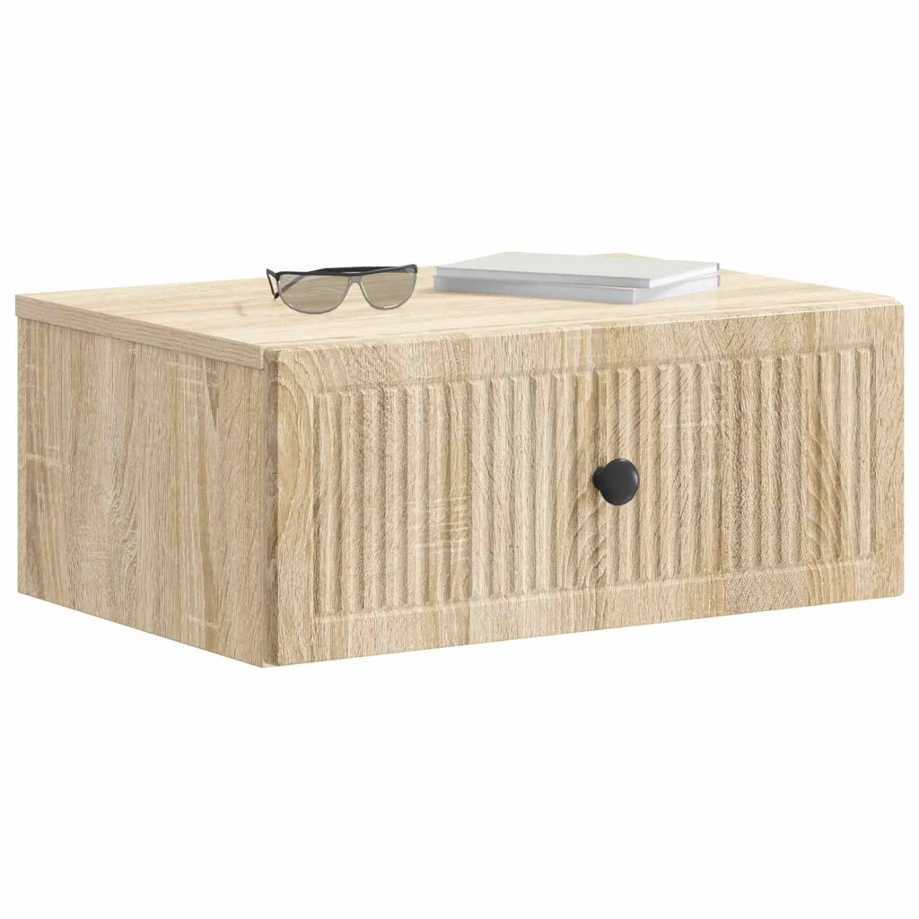 Armadio da Notte con cassetto Rovere Sonoma 49 x 34,5 x 20 cm 897939