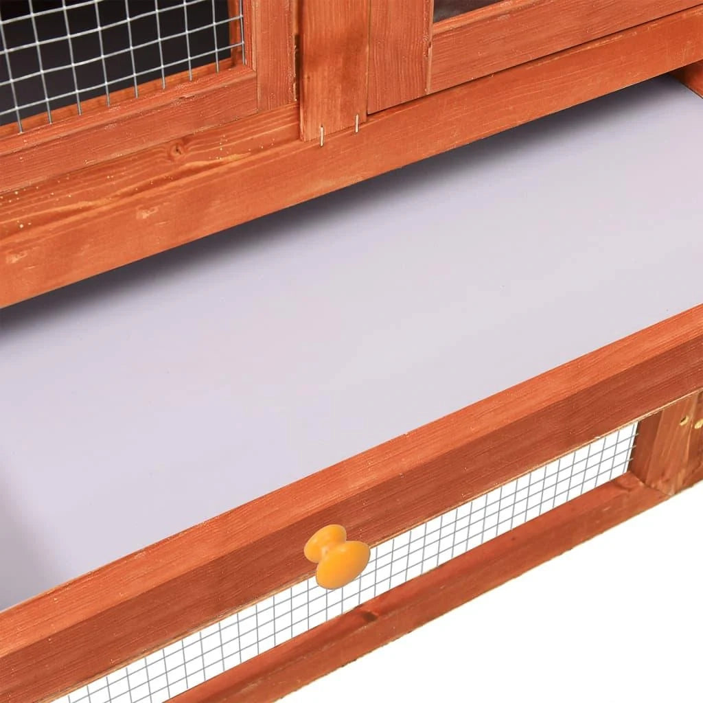 Conigliera 140 x 63 x 120 cm in legno massello di abete 02_0000580