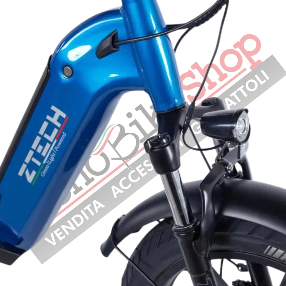 Bicicletta Elettrica Z-Tech ZT-89-K KRONOS 250/500W 48V13Ah Batteria Litio-Arancione