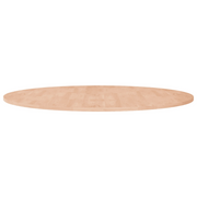 Piano Tavolo Rotondo Ã˜90x1,5 cm Massello di Rovere Non Trattato cod mxl 76559