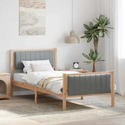 Struttura del Letto Marrone e grigio chiaro 90 x 200 cm 878494
