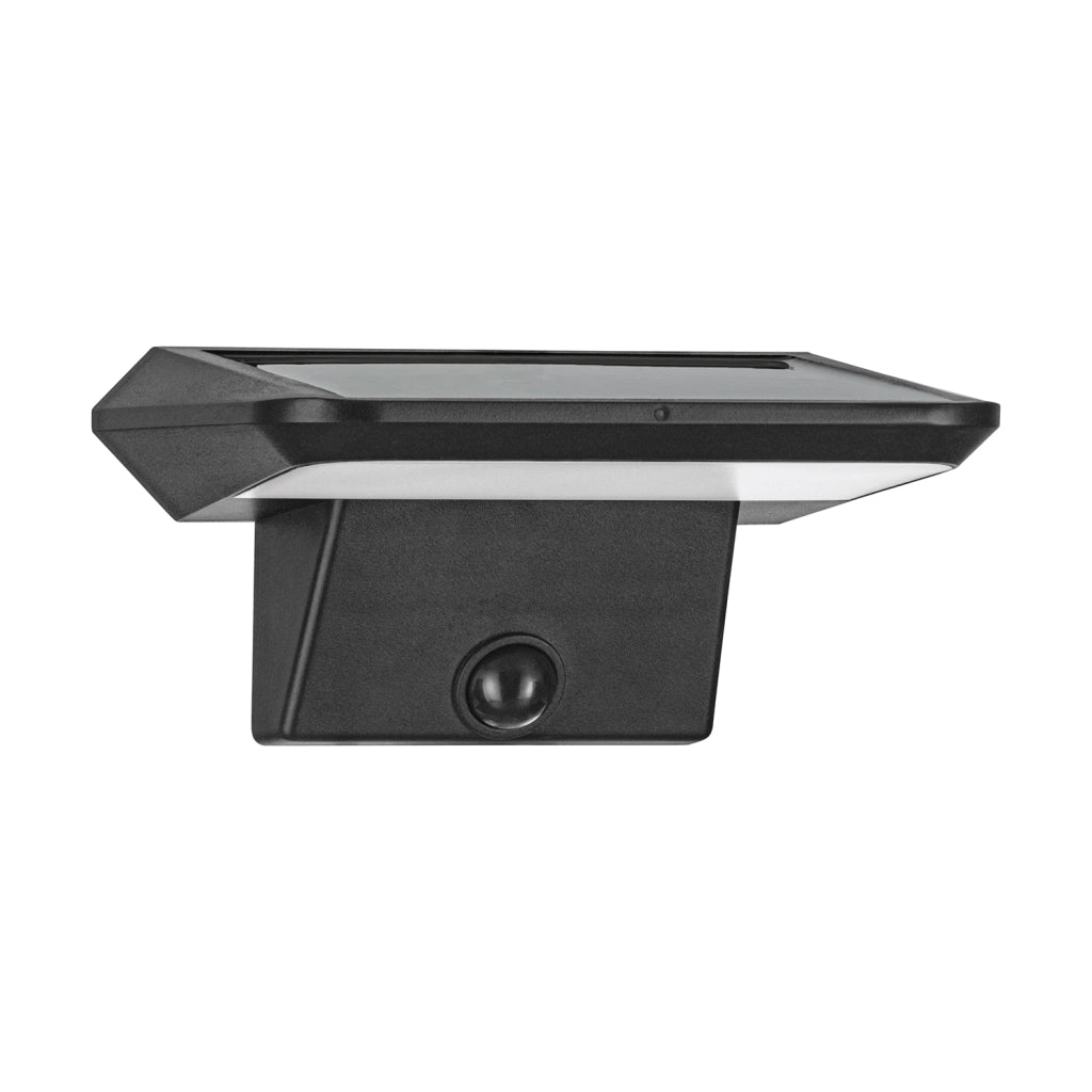 Luce Solare Esterno Moderna Porrassa Policarbonato Nero E Bianco Led