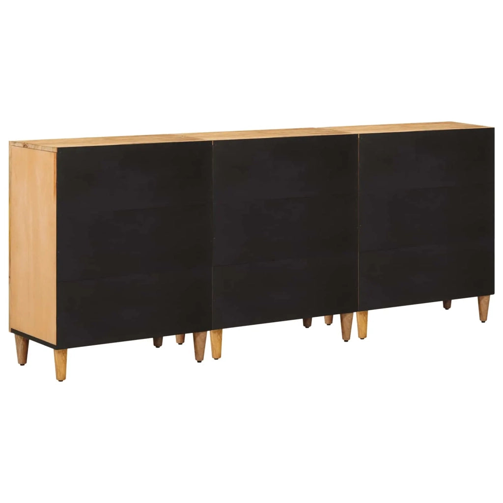 Armadi di Stoccaggio 3 pcs Marrone 60 x 33,5 x 75 cm
